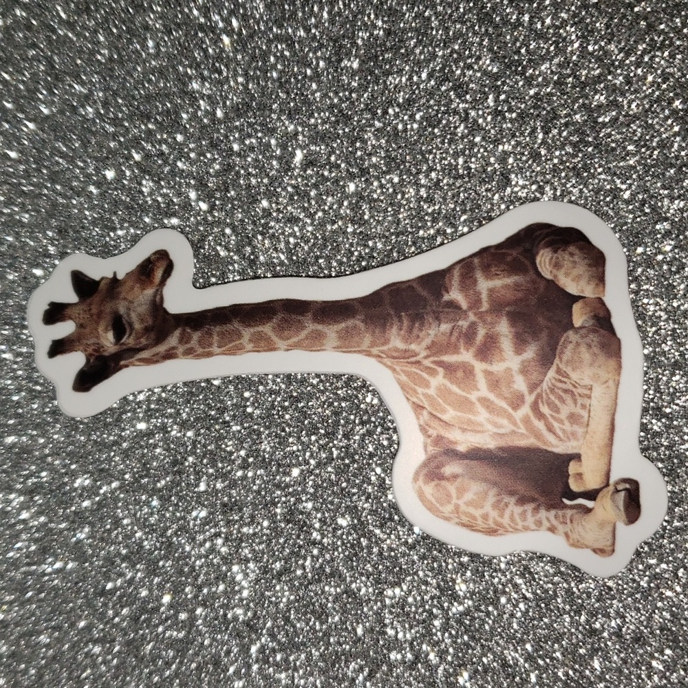 ANIMAL NATURE waterproof Sticker Giraffe